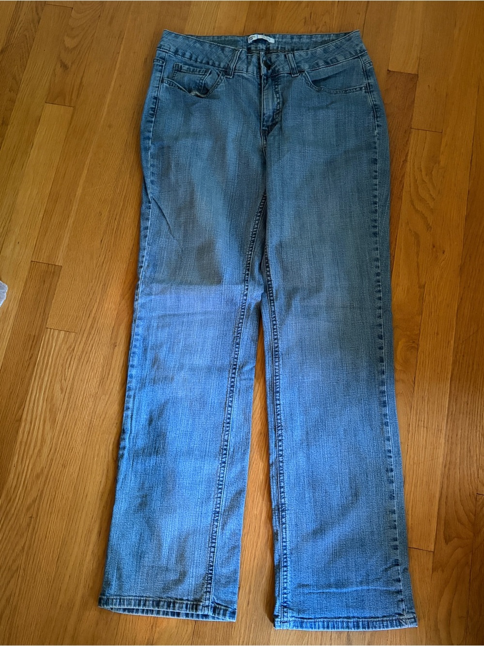 Riders by Lee Mid Rise Strait Leg Jeans Size 12